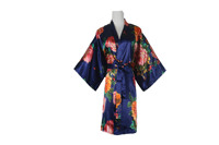 Robe kimono en satin imprimée en usine, peignoir pour femmes, cadeaux pour demoiselles d'honneur, vêtements de nuit, chemise de nuit, vêtements de maison, pyjama, ensemble de pyjamas pour femmes