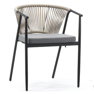 Moderno y cómodo jardín marco <span class=keywords><strong>de</strong></span> metal comedor reposabrazos silla al aire libre café restaurante <span class=keywords><strong>muebles</strong></span> para escuelas y parques - Product Image 3