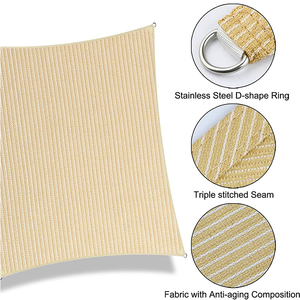 Voile d'ombrage extérieure en HDPE 5x5x5m pour l'hiver, <span class=keywords><strong>toile</strong></span> de protection pour plantes, filet d'ombrage de jardin en HDPE, voile solaire - Product Image 6