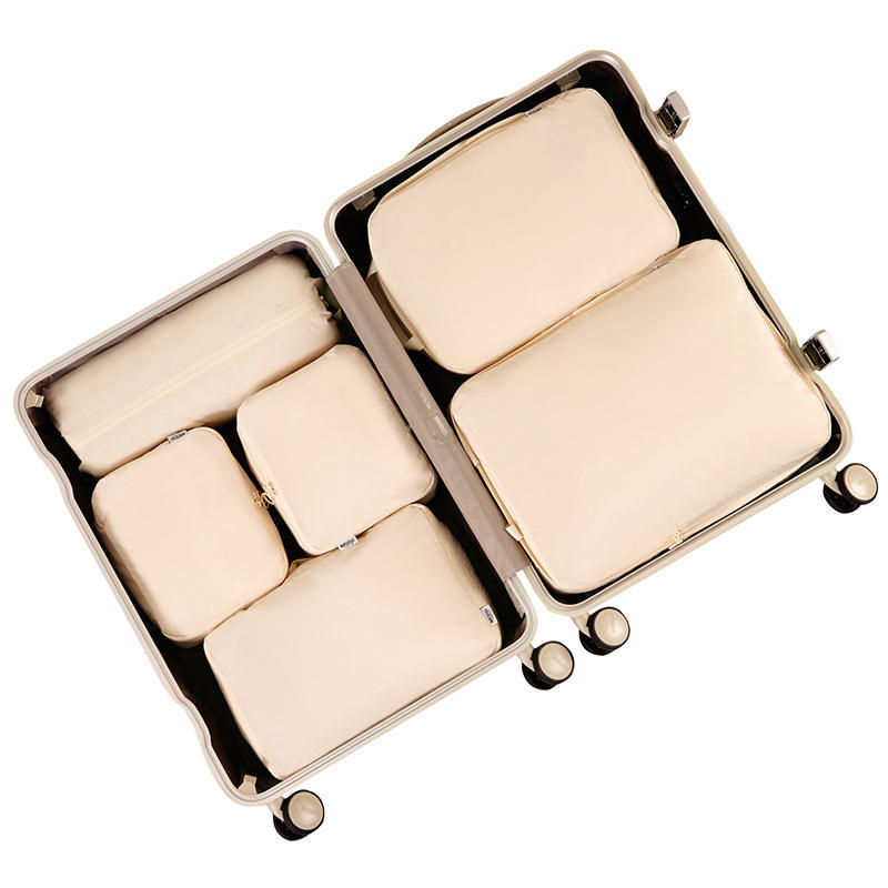 Black - 5-piece set (suitable for 20-22 inch suitcases)