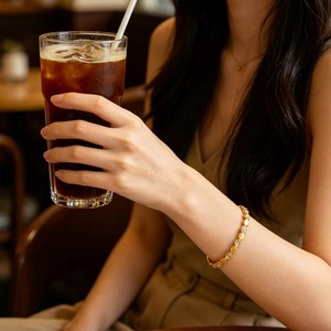 Elegante Brazalete de Acero Inoxidable en Forma de Lágrima con Cristal, Chapado en Oro/Plata, Apilable, para Mujer, Regalo de Joyería - Product Image 5
