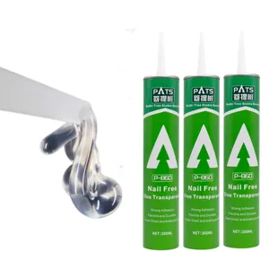 Hot Selling All Surface Strong Adhesion Clean Smell And Aldehyde-free Liquid Nail Clear Free Glue Heavy Duty