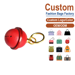 Handmade Vegetable-Tanned <b>Leather</b> Bell Keychain – Festive Christmas & Halloween Gift Pendant - Product Image 2