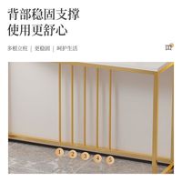 Küçük Zarif Metal Koridor Altın Taşlı Konsol Masaları Modern Oturma Odası Mobilyası Komuta Merkezi Minimalist 1 Adet