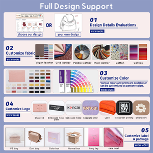 Custodia per trucco portatile con LOGO personalizzabile KONCAI da viaggio borsa cosmetica custodia per Make up Artist - Product Image 3