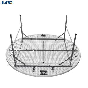 Tavoli pieghevoli 72 pollici portatile gamba rotonda vendita <span class=keywords><strong>parete</strong></span> in acciaio piega cerniere cucina cena per <span class=keywords><strong>tavolo</strong></span> - Product Image 6