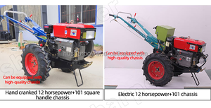 Tracteur agricole diesel à démarrage électrique, boîte de vitesses 2 roues motrices, roulement 8-22 CV, haute productivité - Product Image 3