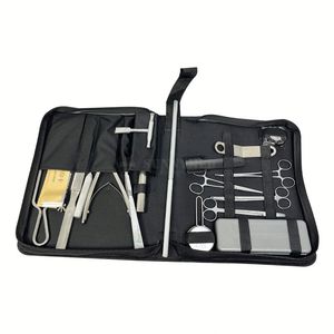 Kit postmortem quirúrgico de grado médico Premium, caja de instrumentos post-mortem, tijeras, pinzas con mango de bisturí, SY-XN11 - Product Image 5