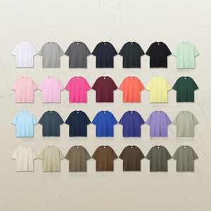 เสื้อยืดพิมพ์ลายว่างเปล่าใส่ได้ทั้งชายและ u0027s 240กรัมสำหรับผู้ชายเสื้อยืดผ้าฝ้าย100% รุ่นเฮฟวี่เวตคุณภาพสูง - Product Image 6