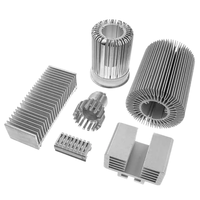 Extrusiones de Disipadores de Calor de Aluminio para Electrónica, Controladores LED, Módulos de Potencia, Sistemas de Baterías, Inversores y Equipos de Automatización