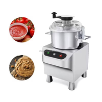 Industriële voedselkomhakker 5L commerciële elektrische groente- en vleesmolen hummus guacamole sausmaker machine roestvrij staal