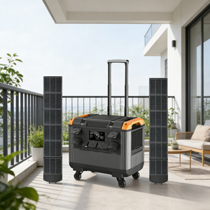 Centrale Électrique Solaire Portable LiFePO4 220V 3000W 2688Wh avec Onde Sinusoïdale Pure et Démarreur de Voiture, Stock UE - Product Image 2