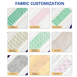 India Shopping Online assorbenti assorbenti in cotone biologico assorbenti naturali a base di erbe traspiranti lunghe parrucche stampate in porcellana - Product Image 2