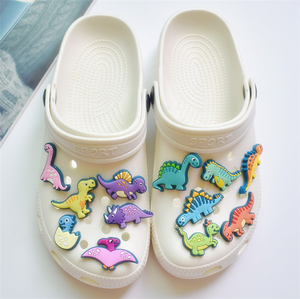 Boucle de chaussures en pvc, plusieurs styles de dinosaures, personnalisé de haute qualité, décoration pour chaussures - Product Image 2