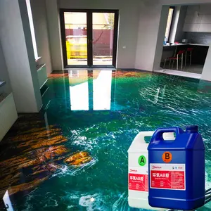 Hard Clear Epoxy Resin for Crystal Ceramic Tiles Floor Coating