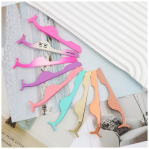 Professional Stainless Steel Eyelash Tweezers Anti Static Strong Hold False Lash Extension <b>Tool</b> - Product Image 4