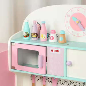 DIY yaratıcı mutfak oyna oyuncak seti eğitim aşçı ahşap bloklar ahşap oyuncaklar çocuklar <span class=keywords><strong>i</strong></span>çin - Product Image 5