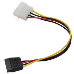 สายต่อขยายสายไฟ 4P เป็น SATA สำหรับคอมพิวเตอร์ วัสดุ PVC ใช้งานสะดวก - Product Image 3