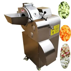 Điện thương mại rau Slicer Shredder Dicer Chopper Cube Cutter lá rau Máy cắt