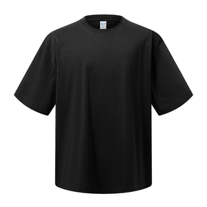 T-shirt vintage homme personnalisé avec logo, 245 GSM, 100 % coton, style streetwear, bords déchirés progressifs, coupe oversize, manches classiques - Product Image 2