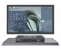 Monitor Layar Sentuh Industri Linux/Win10 11 inci 1000 Nits All in One Embedded/terpasang di dinding Komputer Panel Sentuh Paduan Aluminium