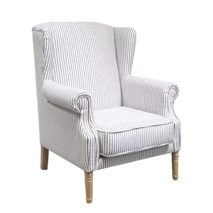 <span class=keywords><strong>Fauteuil</strong></span> canapé moderne bon marché en tissu, chaises d'appoint de loisirs avec bande d'aile arrière - Product Image 2