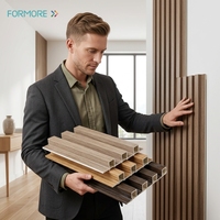FORMORE Panneau mural moderne et durable pour décoration intérieure, fabriqué en matériau WPC, imperméable, usage commercial, motif personnalisable