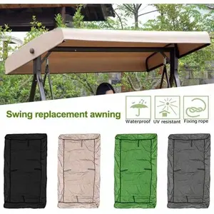 High Grade Direct Factory Swing Top Cover Swing Chair Cover Patio Swing Canopy Replacement Cover Edge Ribbon