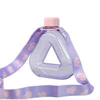 Bouteille d'eau sport en plastique sans BPA avec logo personnalisé, qualité alimentaire, design unique, vente en gros