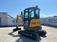 Nouvelle mini-excavatrice sur chenilles Shantui SE27SR 1,2 tonne, moteur Euro5, pompe à moteur haute efficacité, boîte de vitesses, PLC, roulement, pour usage en construction 1