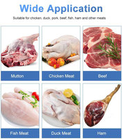 Injecteur automatique de marinade pour viande en acier inoxydable CE 304 avec pompe, capacité de 300-500 kg/heure pour l'injection de viande fraîche et de poulet