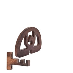 Wooden Hat Rack <b>Wall</b> Mounted Round Shape Durable Multipurpose Storage For Sun Hat Baseball Cap Display - Product Image 5