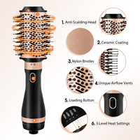 Sèche-cheveux et brosse coiffante ionique électrique 5 en 1 avec technologie céramique pour usage domestique et professionnel