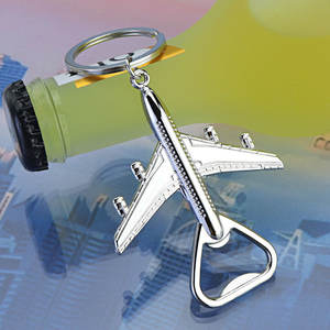 <span class=keywords><strong>Bolsa</strong></span> encanto <span class=keywords><strong>Airbus</strong></span> motor llavero novedad avión abridor llavero 3D avión Metal cerveza abridor llavero aerolínea regalo promocional - Product Image 6