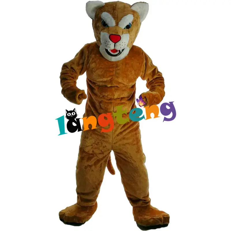 427 Cheap Custom Plush Animal Cosplay Head Bengal Tiger Mascot Costume