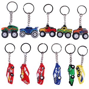 Llavero de PVC con diseño de monstruo de dibujos animados, colgante para bolso, regalo promocional, acepta logotipo 3D personalizado, resistente al agua - Product Image 1