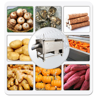 Automatische Cassave Hoge Kwaliteit Taro Dunschiller Machine Fruit Groente Huid Dunschiller Aardappel Schillen Machine