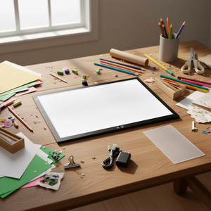 Caja de Luz LED para Dibujo, Tamaño A2, para Manualidades, Diseño Moderno de Plástico - Product Image 2
