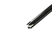 Électrode de pH de laboratoire en PC, corps en plastique, bulbe en verre, capteur rechargeable 12,5 mm x 120 mm pour l'analyse de l'eau
