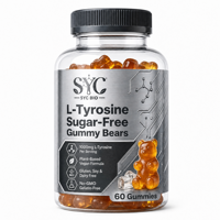 Gummies de L-Tyrosine à Marque Blanche Personnalisée 1000mg Sans Sucre Complément Alimentaire Naturel pour Adultes Vente en Gros Direct Usine