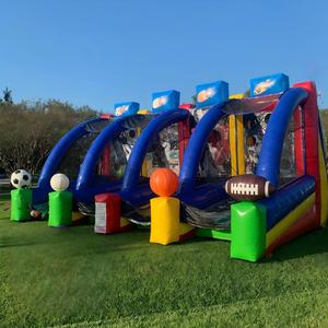 <span class=keywords><strong>Jeux</strong></span> de ballon gonflables 4 en 1, jeu de football gonflable, jeu de baseball gonflable <span class=keywords><strong>avec</strong></span> souffleur pour enfants et adultes - Product Image 2