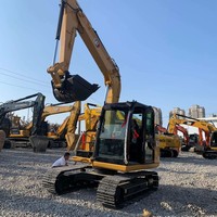 Excavatrice CAT307E2 d'occasion 2024, 0-2000 heures de fonctionnement, moteur Cat 182 kW, hydraulique d'origine, certifiée CE
