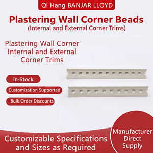 Thép không gỉ & nhôm vách thạch cao góc hạt đục lỗ loại góc hạt cho góc bên ngoài bảo vệ vách thạch cao - Product Image 5