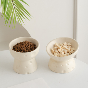 Bol de nourriture <span class=keywords><strong>pour</strong></span> animaux de compagnie moderne en céramique de qualité supérieure anti-étouffement bols ergonomiques <span class=keywords><strong>pour</strong></span> chiens et assiette chauffante <span class=keywords><strong>pour</strong></span> <span class=keywords><strong>chat</strong></span> et bol d'eau <span class=keywords><strong>pour</strong></span> l'extérieur - Product Image 6