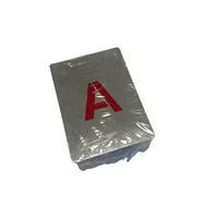 Pochoir Alphabet en métal 76Set 2 pouces lettres interlock 5cm de haut pour le bricolage Parfait pour la fabrication de panneaux Artisanat Décoration de mariage Roue