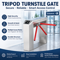 Tourniquet trépied anti-écrêtage en acier inoxydable 304 avec QR RFID et certification CE