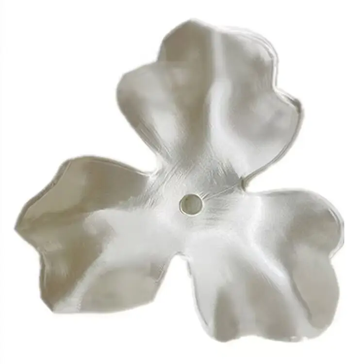 ABS imitación perla pétalos flor Concha cuatro hojas DIY hecho a mano tocado ramillete material