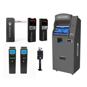 Système complet de distributeur de tickets de stationnement intelligent automatique Karsun JS-0001 avec reconnaissance de plaques d'immatriculation (LPR) pour carport - Product Image 1