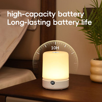 Nouvelle Lampe de Chevet LED Intelligente 2026 en ABS avec Contrôle Tactile Sans Fil et Éclairage RGB pour Chambre à Coucher