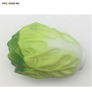 Vente chaude Boule anti-stress en forme de laitue romaine en PU personnalisée avec couleur personnalisée Jouet promotionnel certifié sécurité - Product Image 3